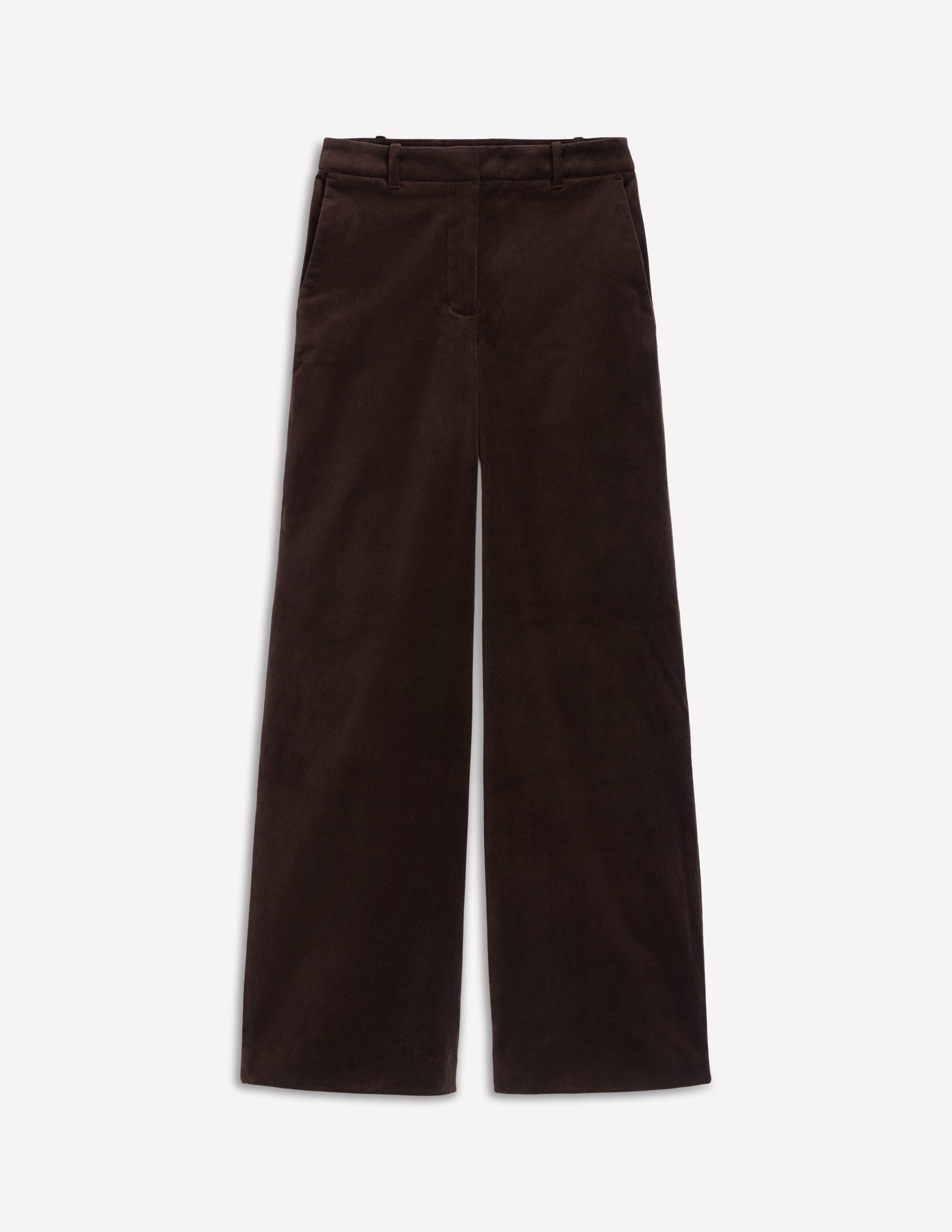 Belgravia Velvet Trousers-Espresso-6