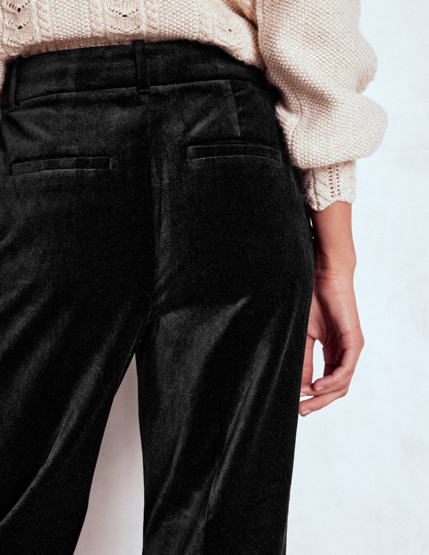 Canonbury Samthose-Schwarz