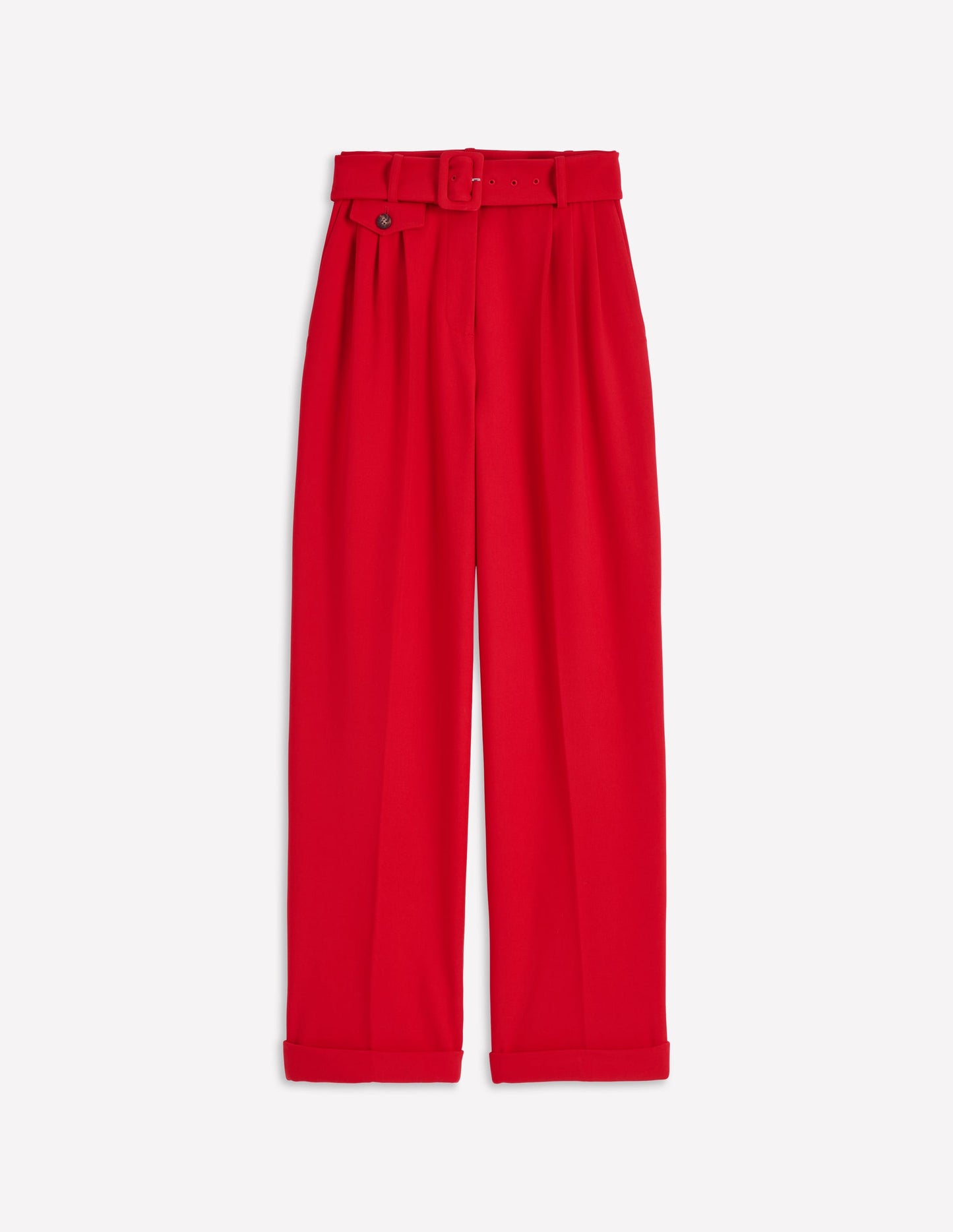 Hose mit Faltendetail vorn-Chilischote