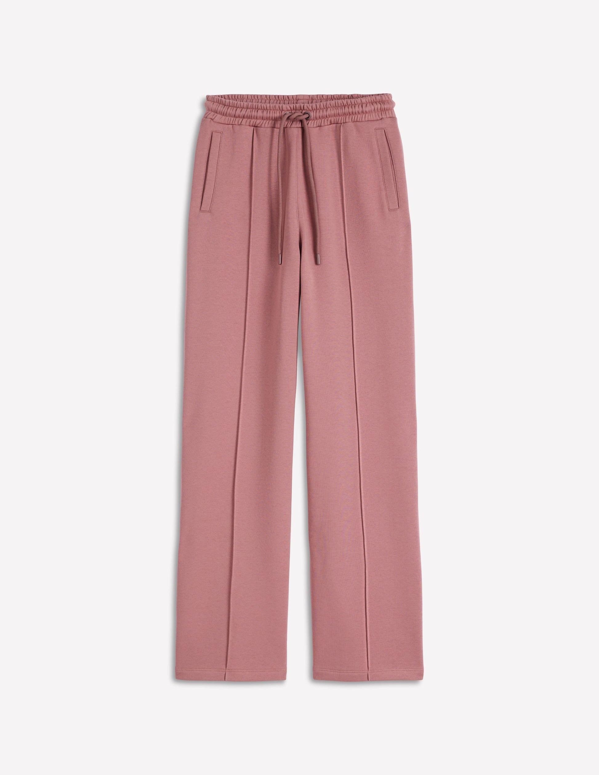 Jogginghose mit weitem Bein-Rosé-5