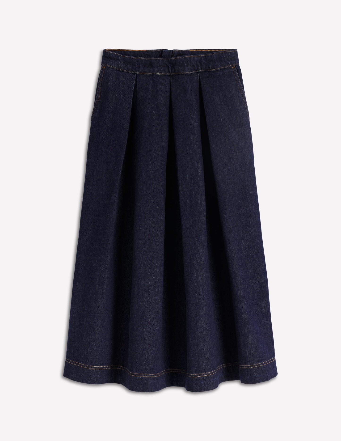 Verity Midi-Jeansrock-Indigo