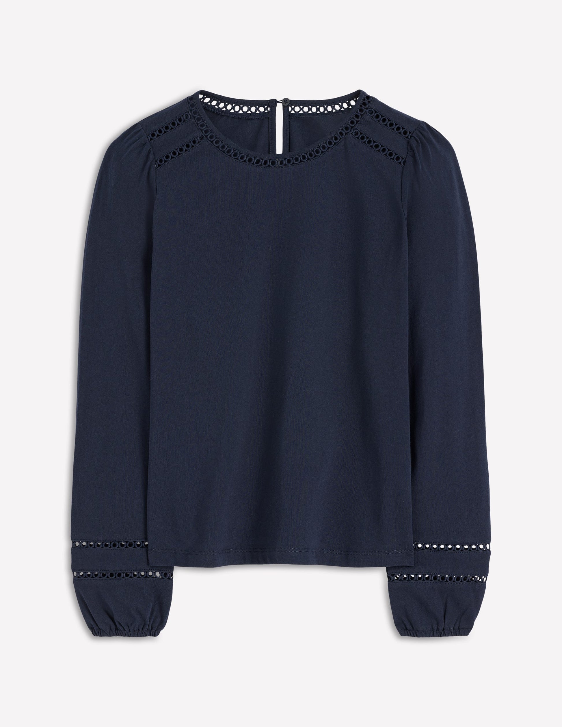 Flo Oberteil mit Besatz-Marineblau-4