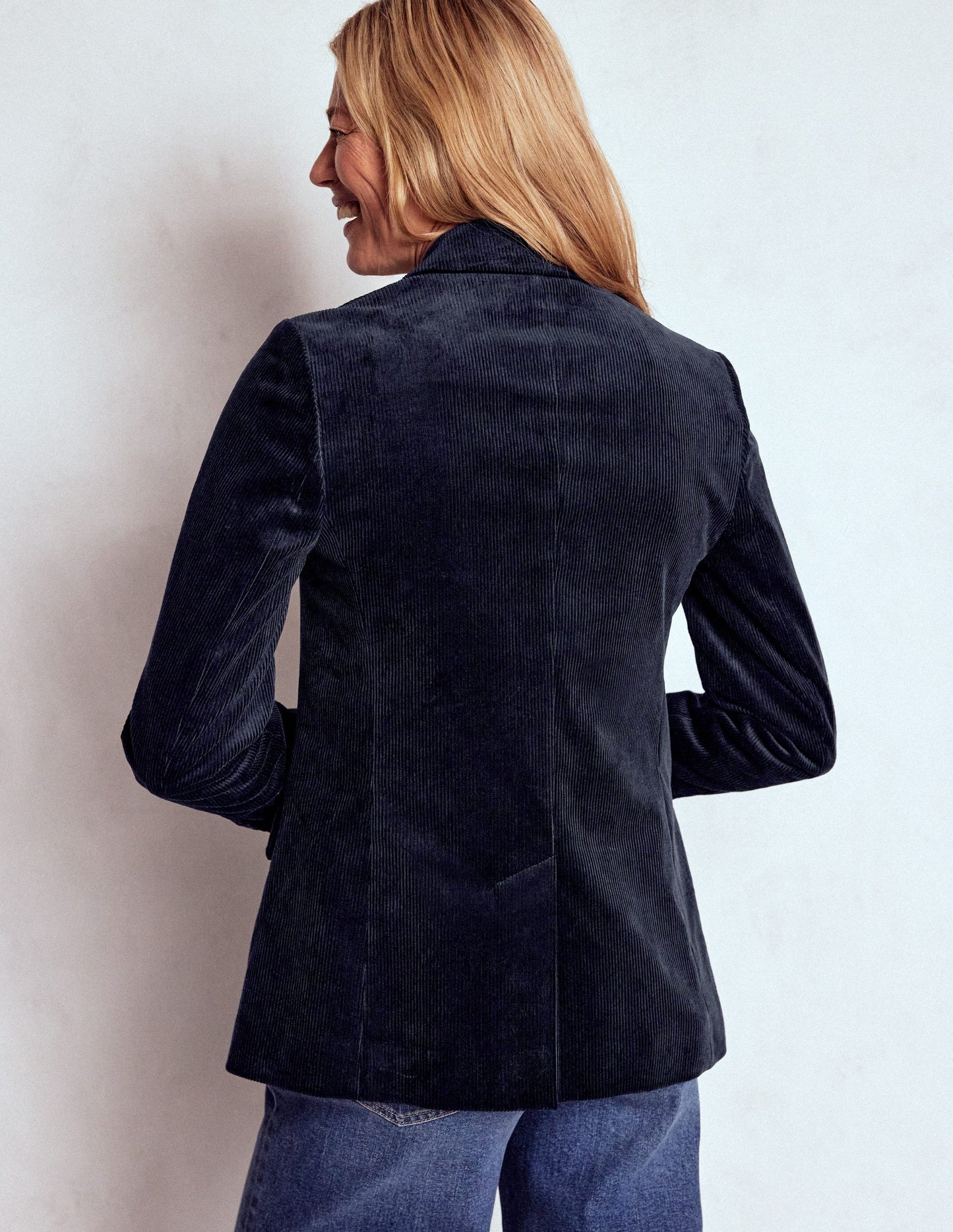 Stamford Cordblazer-Marineblau