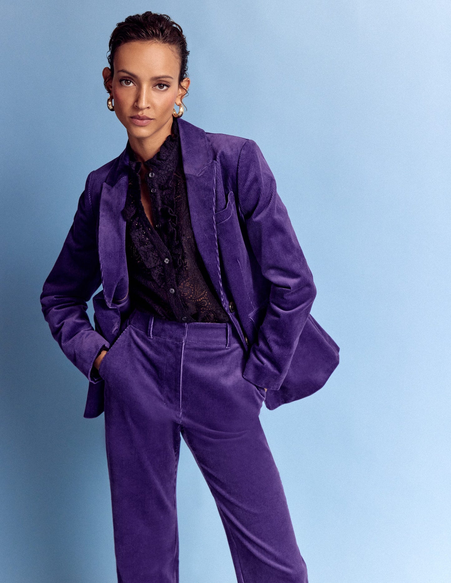 Stamford Cordblazer-Mystisches Lila