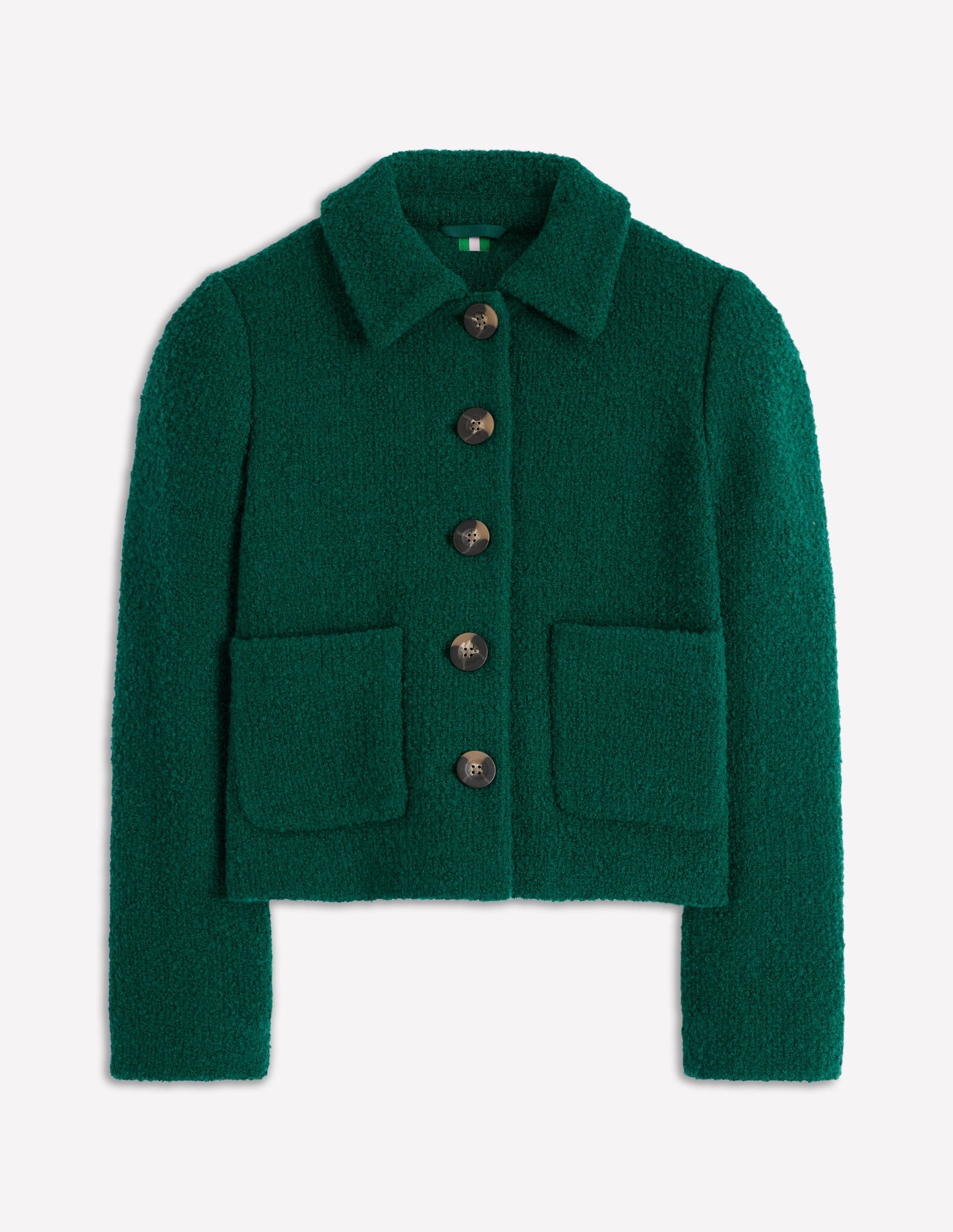 Knightsbridge Wolljacke-Dunkles Smaragdgrün