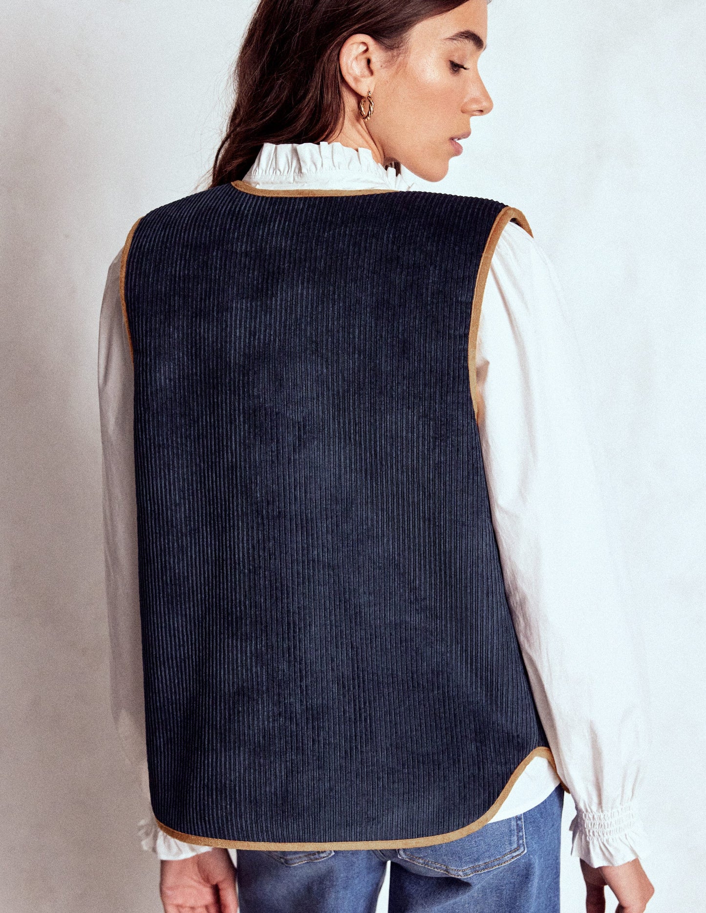 Clerkenwell Wendeweste-Marineblau, Leopard