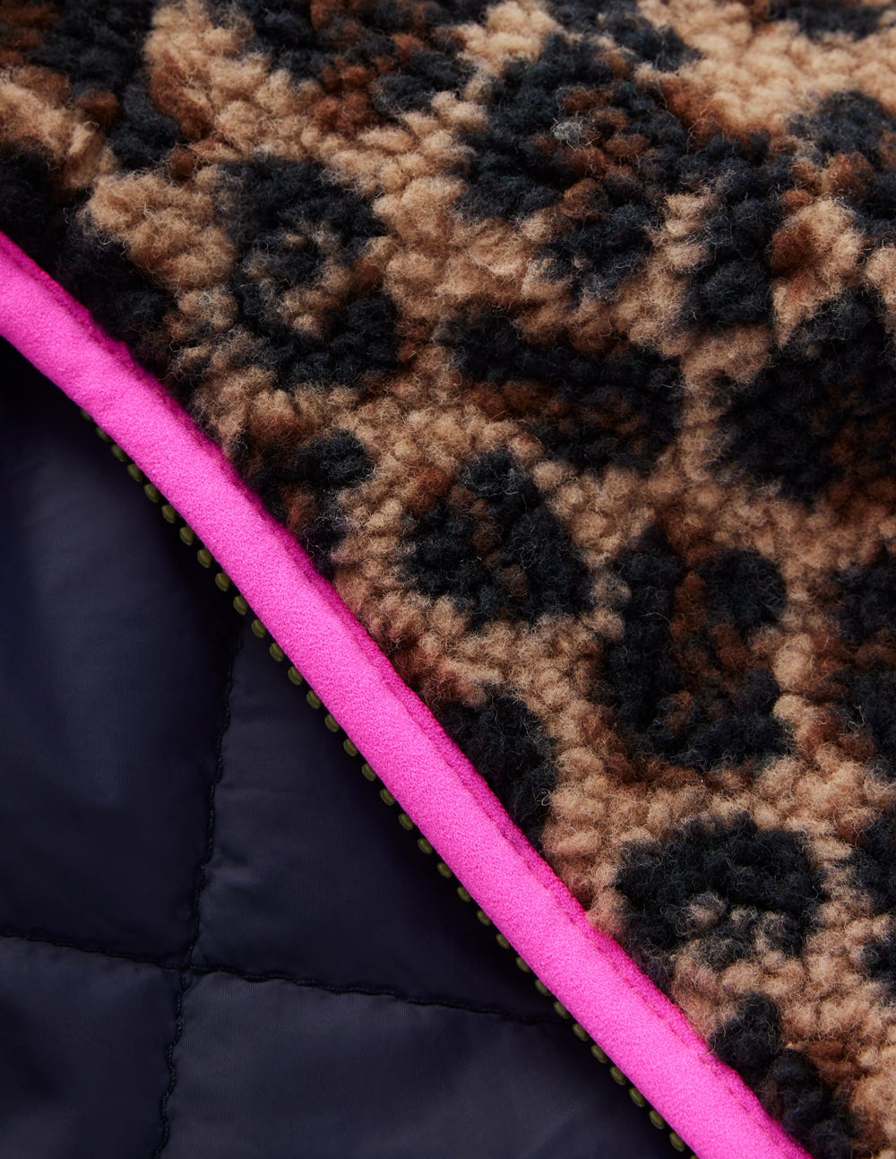 4-in-1-Parka mit Kapuze-Grün, Marineblau, Teddyfell mit Leopardenmuster-10