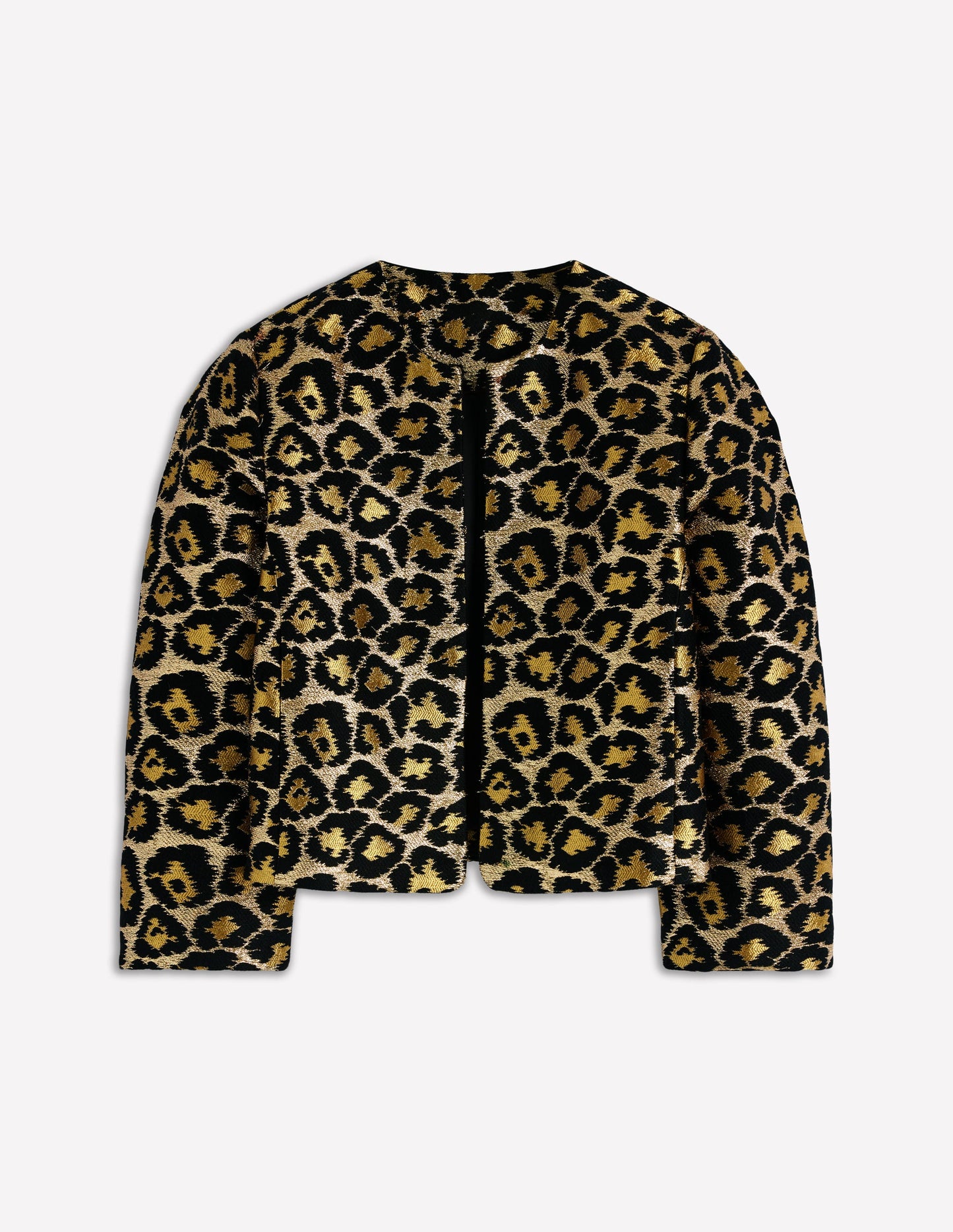 Veste habillée féminine-Léopard, motif Jacquard lurex