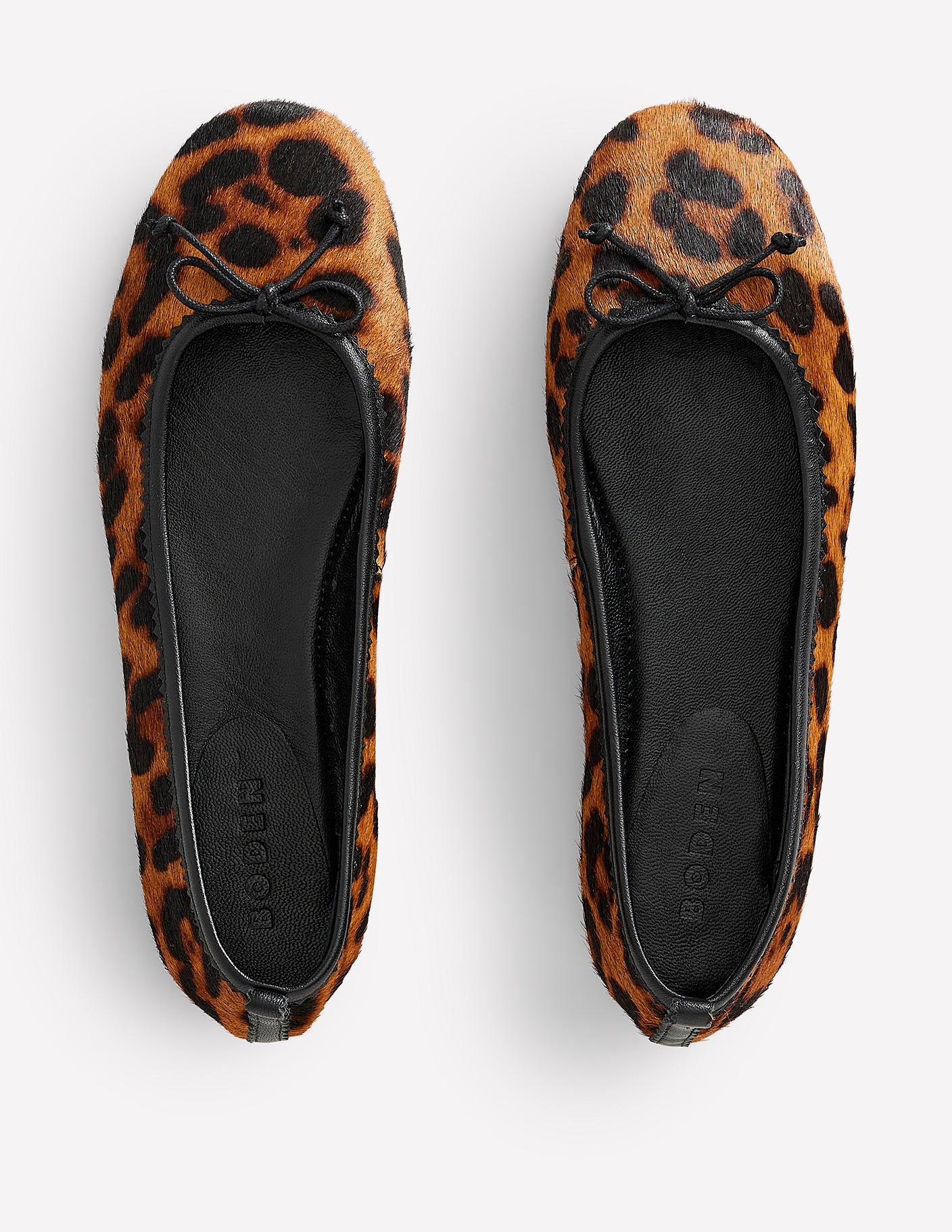 Kitty Ballerinas mit flexibler Sohle-Leopardenmuster
