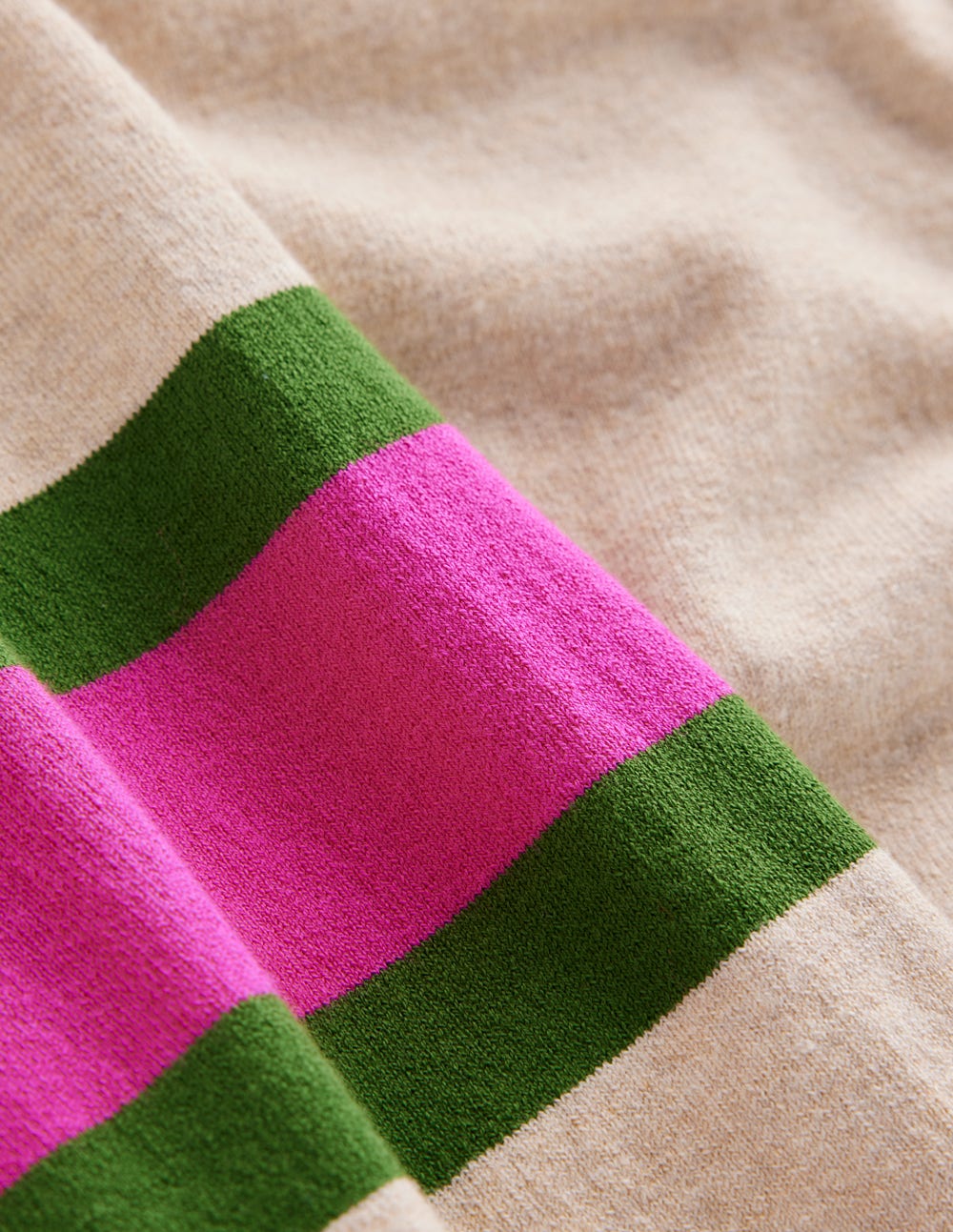 Cardigan décontracté Lara en coton-Avoine chiné