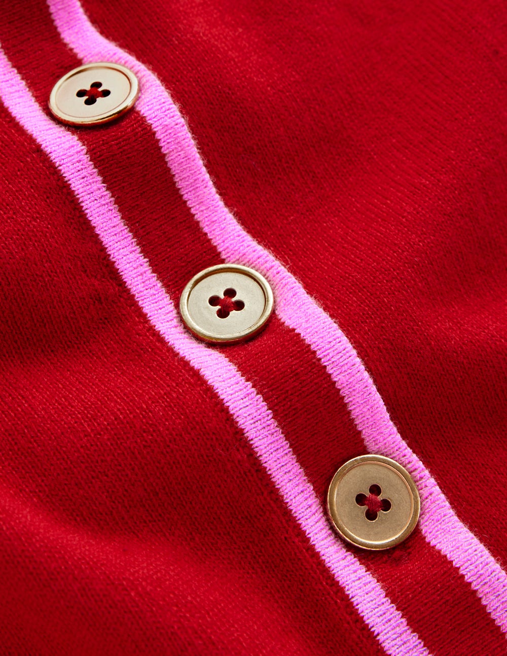 Liz Henley Jumper-Salsa Red