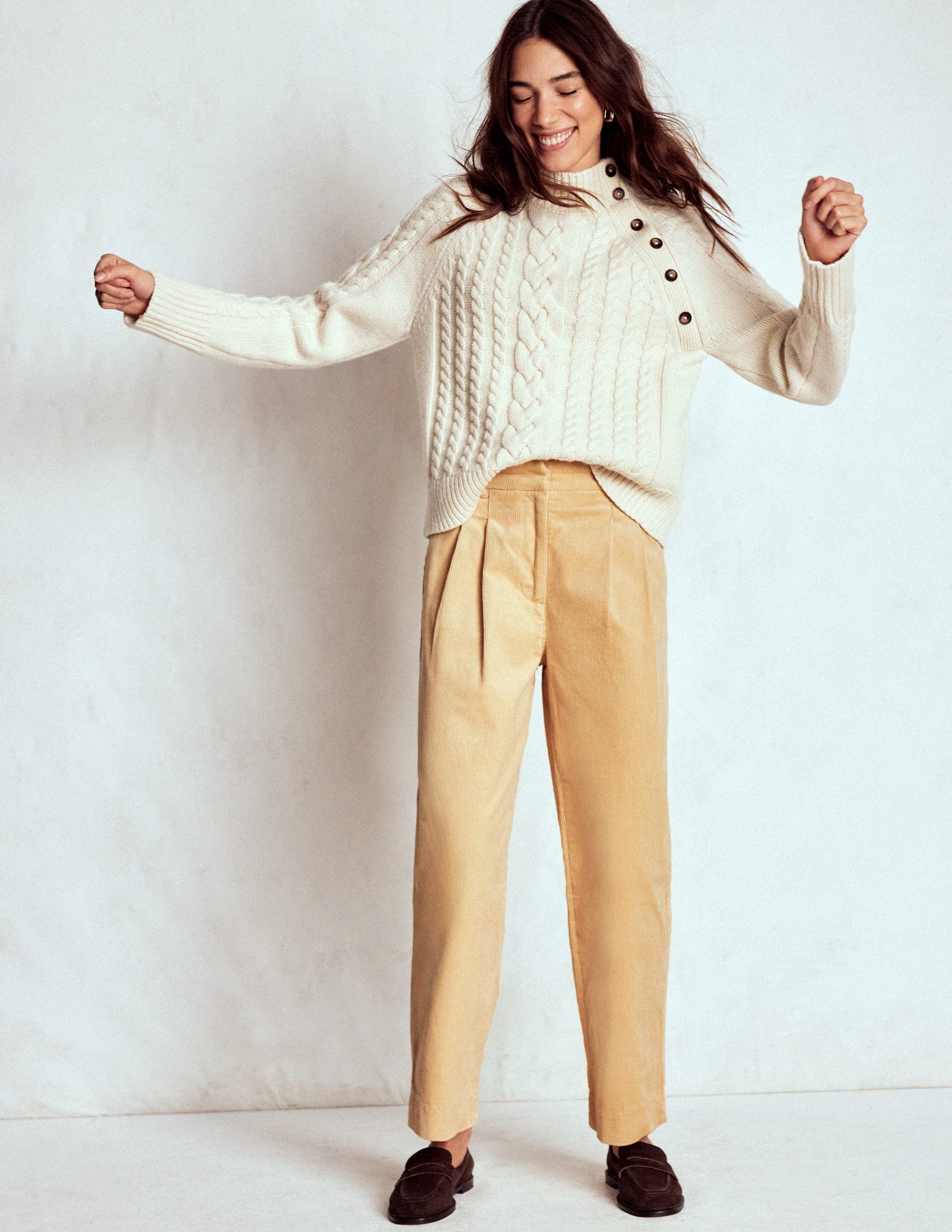 Bloomsbury Cordhose-Grau-1