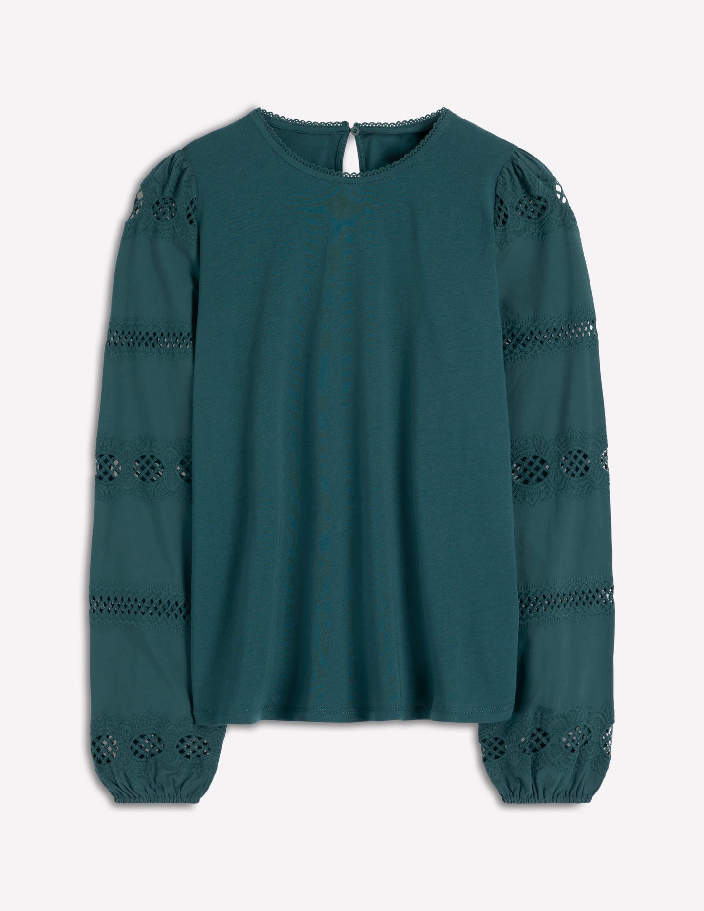 Millie Oberteil aus Spitzenmix-Mitternachtsblaugrün