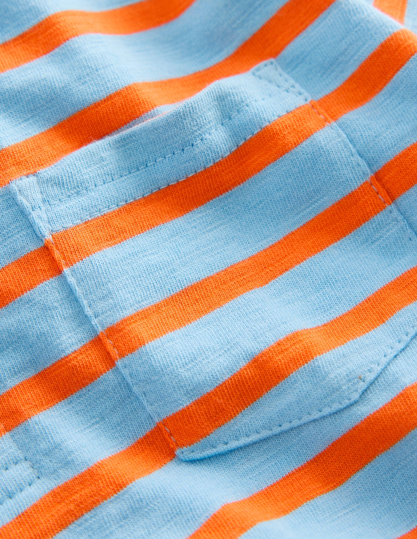 Flammgarn-Polohemd-Gletscherblau/Knallrot