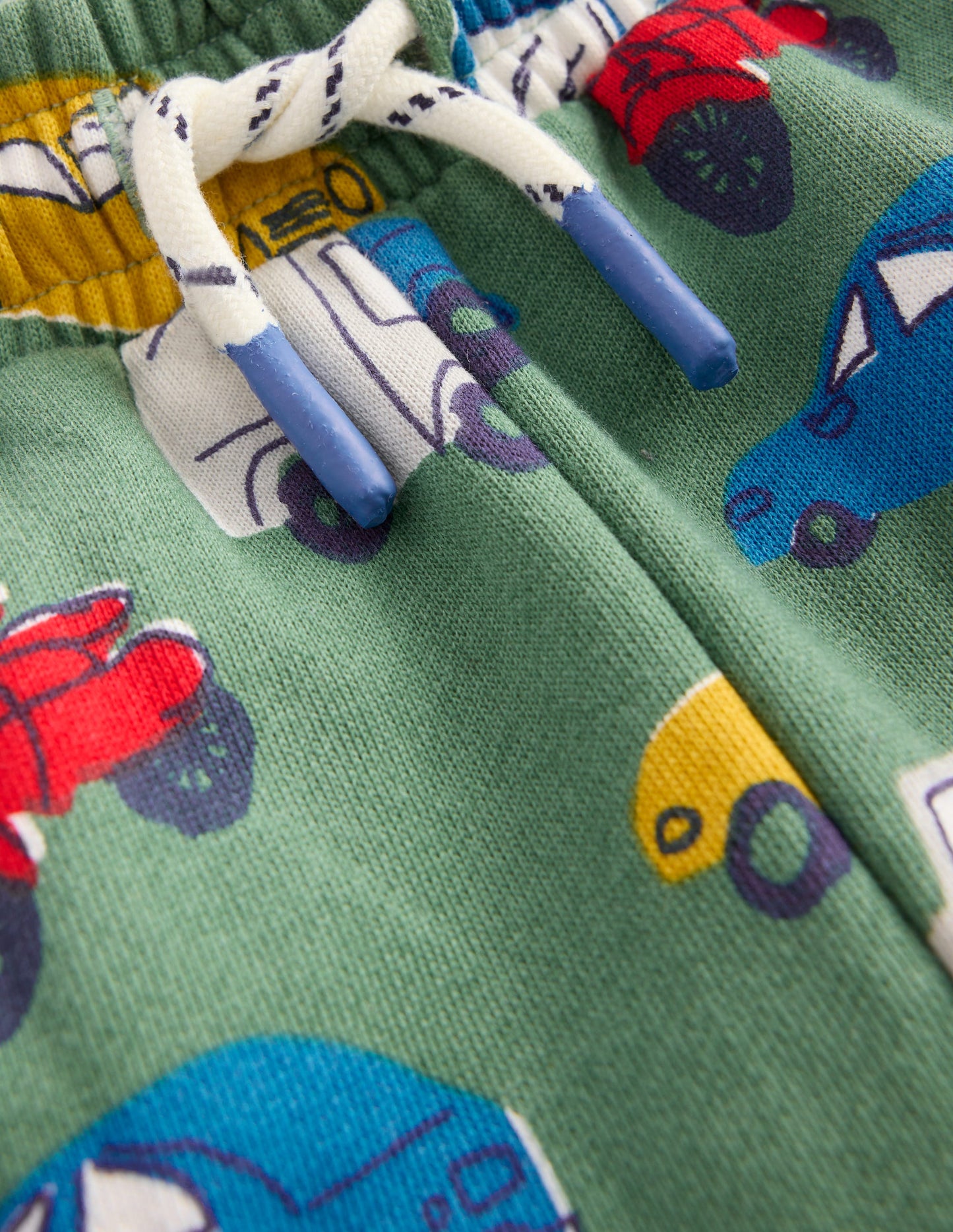 Lässige Jogginghose mit Druck-Weidengrün Verkehrsstau