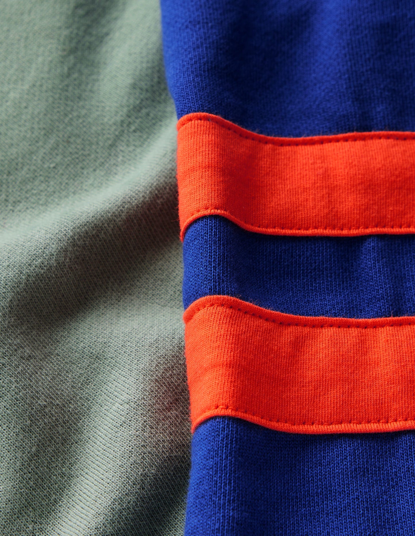 Sweatshirt mit Ärmeln in Blockfarben-CHINA-GRÜN BLOCKFARBEN