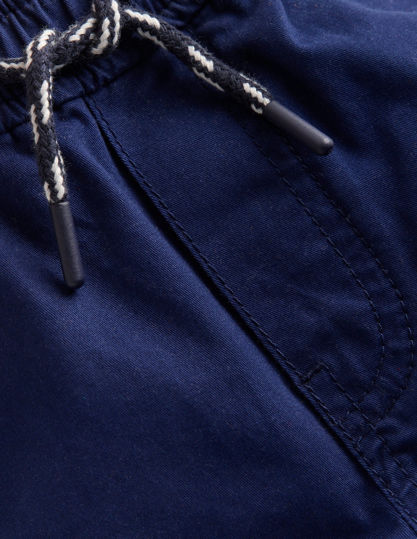 Slim Pull-on Trousers-College Navy