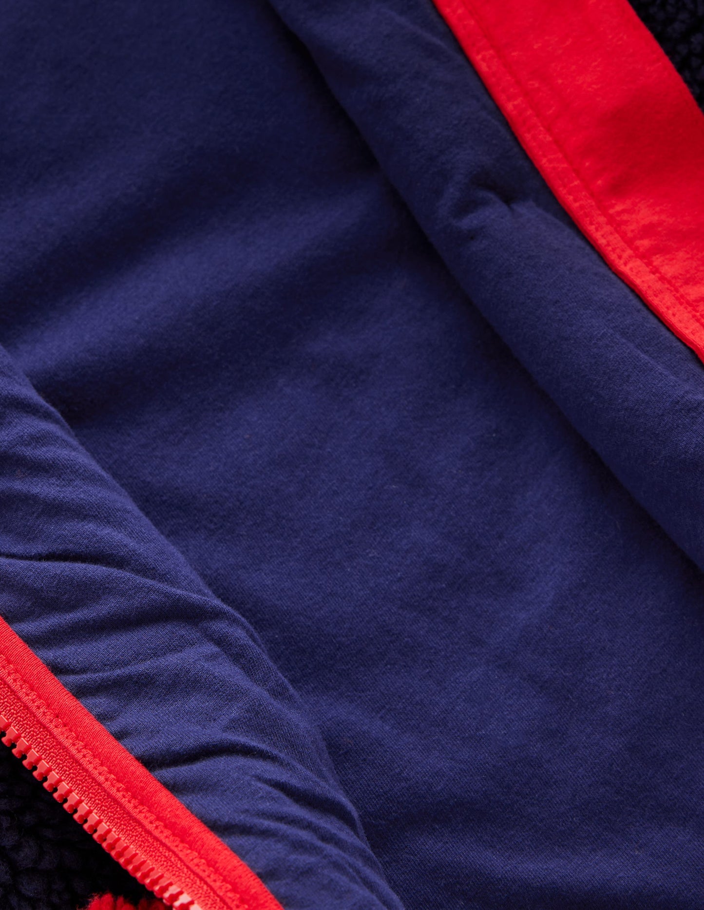 Eden Teddyfelljacke mit durchgehendem Reißverschluss-Himmelskörper-Applikation Teddyfell