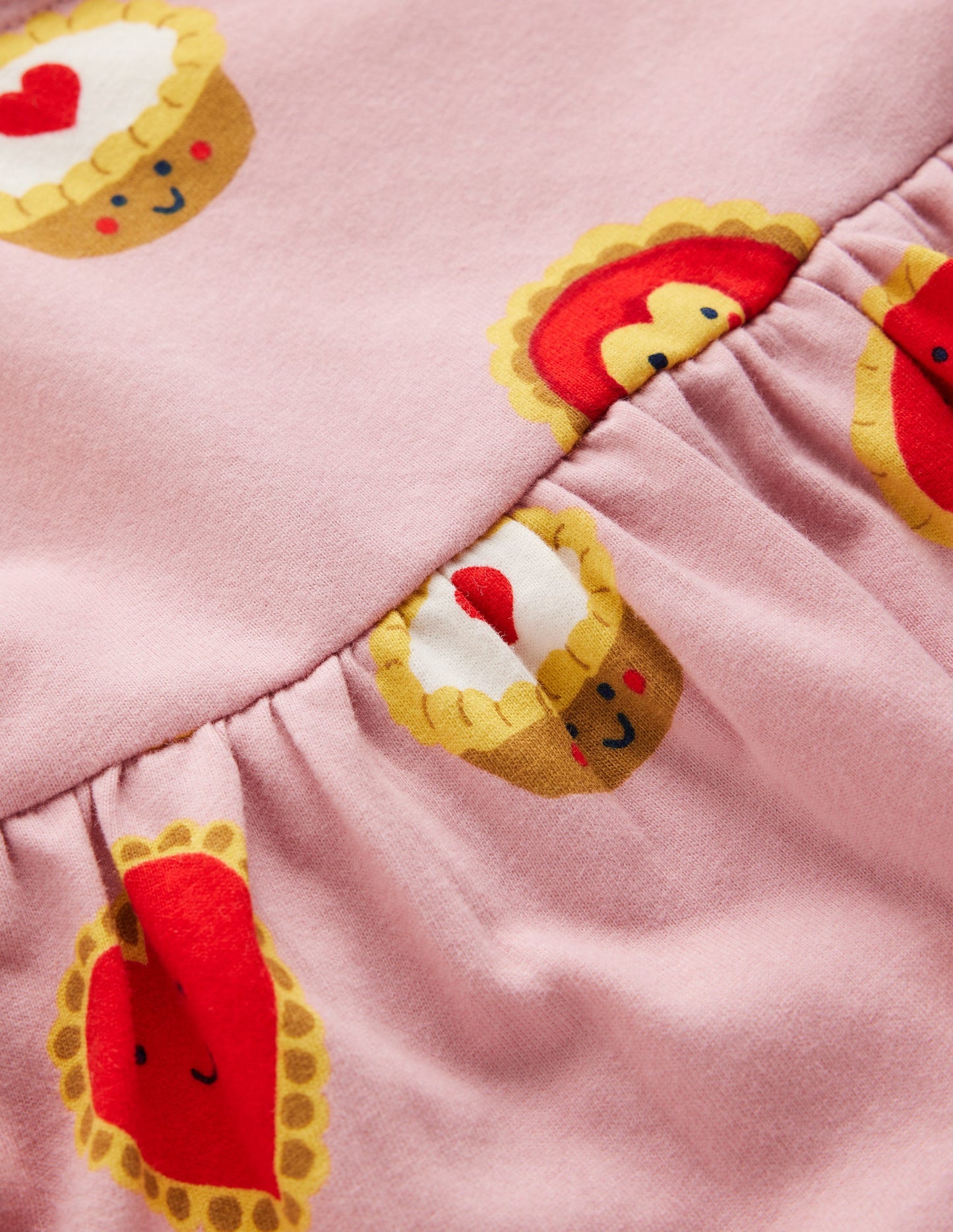 Ariel Twirly Jersey Dress-Vintage Pink Sweet Treats