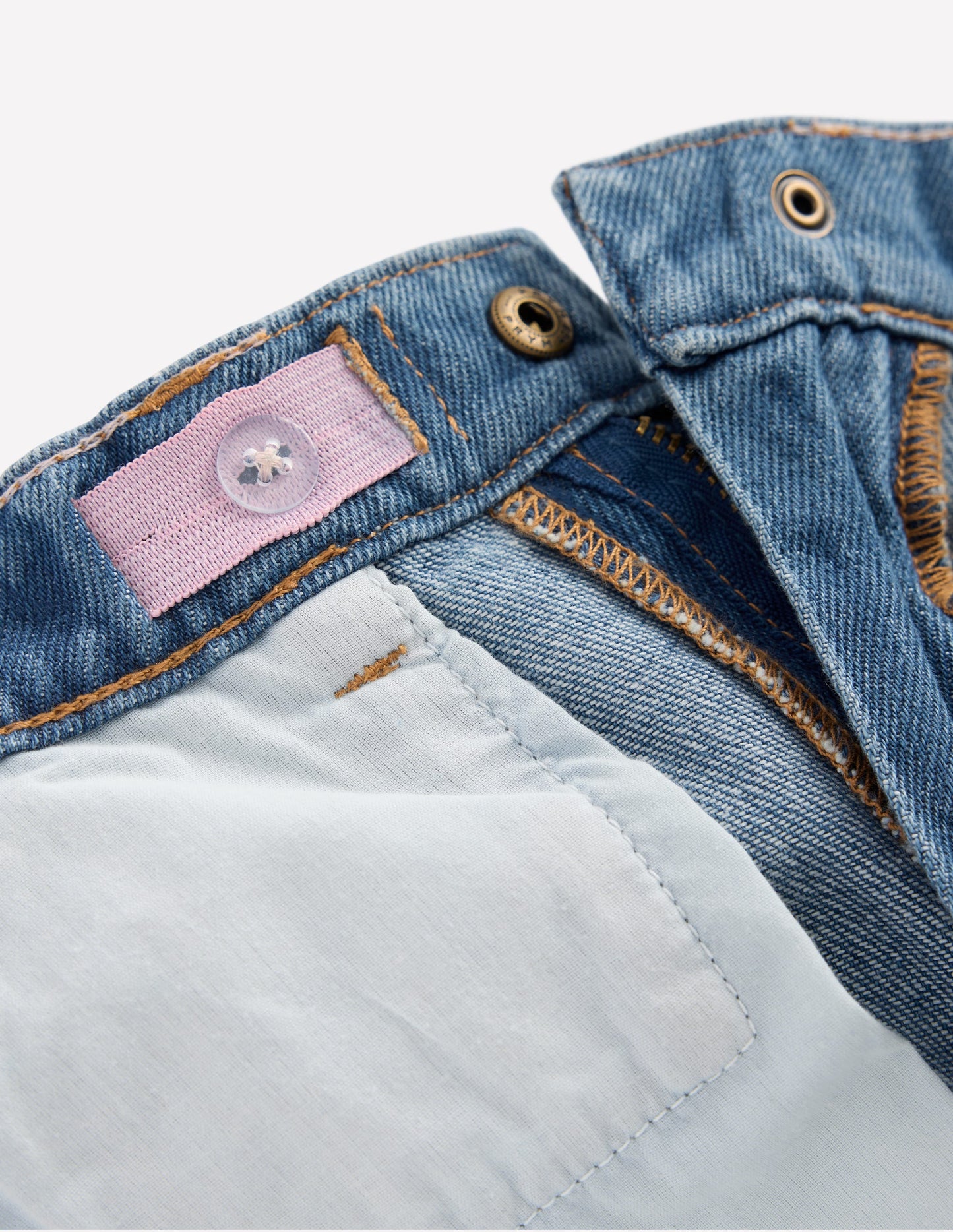 Jean ample-Denim vintage moyen