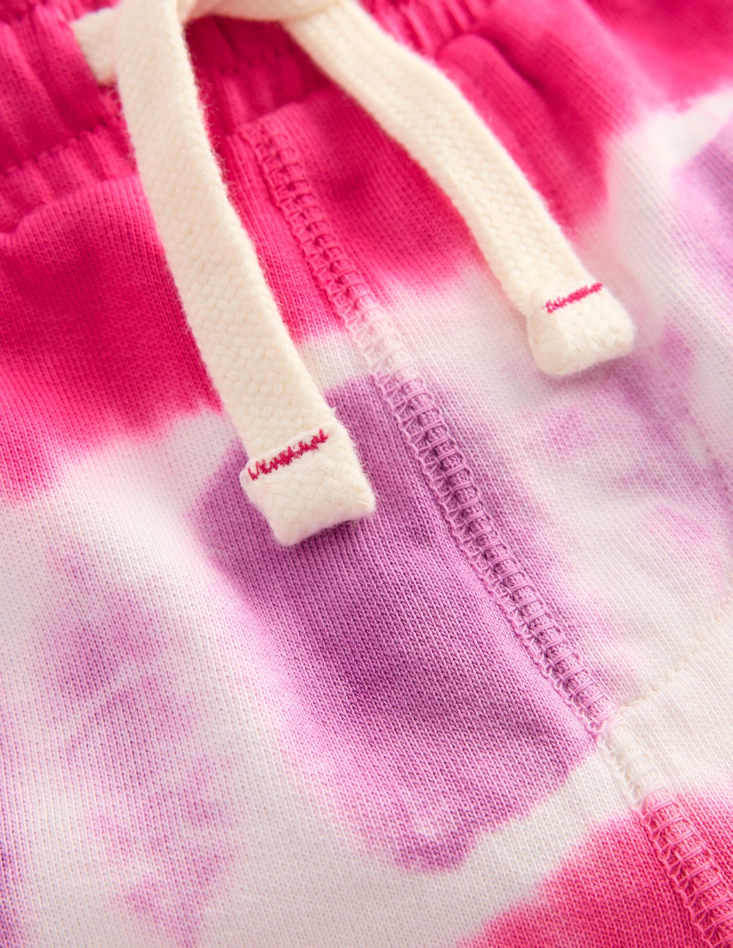 Printed Jersey Shorts-Pink Tie Dye