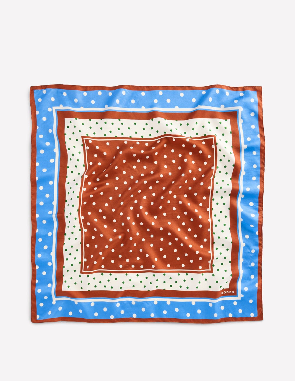 Silk Square Scarf-Multi, Painted Dot