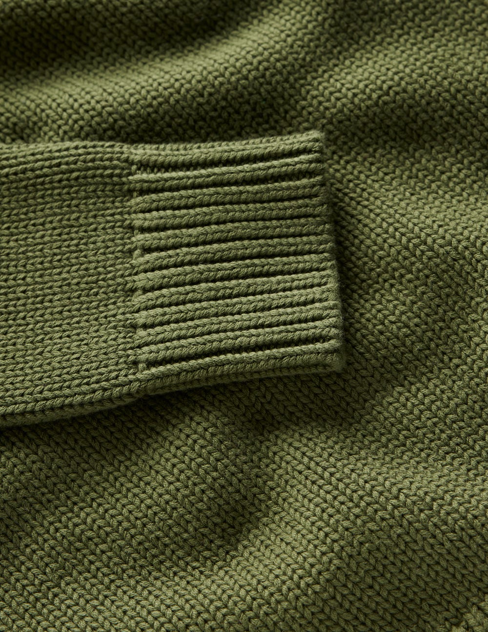 Lucy Oversize-Baumwollpullover-Promenadengrün