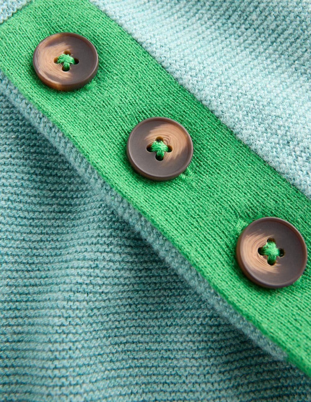 Grace Pullover in Blockfarben-Gedecktes Jade-Blau