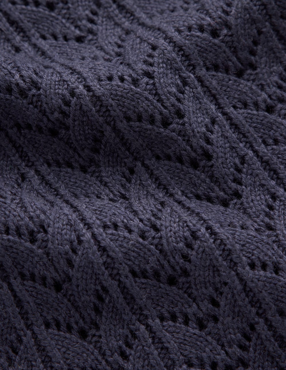 Eloise T-Shirt zum Binden mit Rüschen-Marineblau