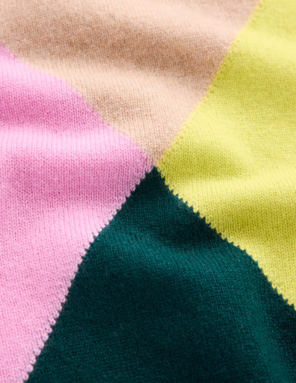 Pull Anastasia en cachemire-Pull à losanges multi