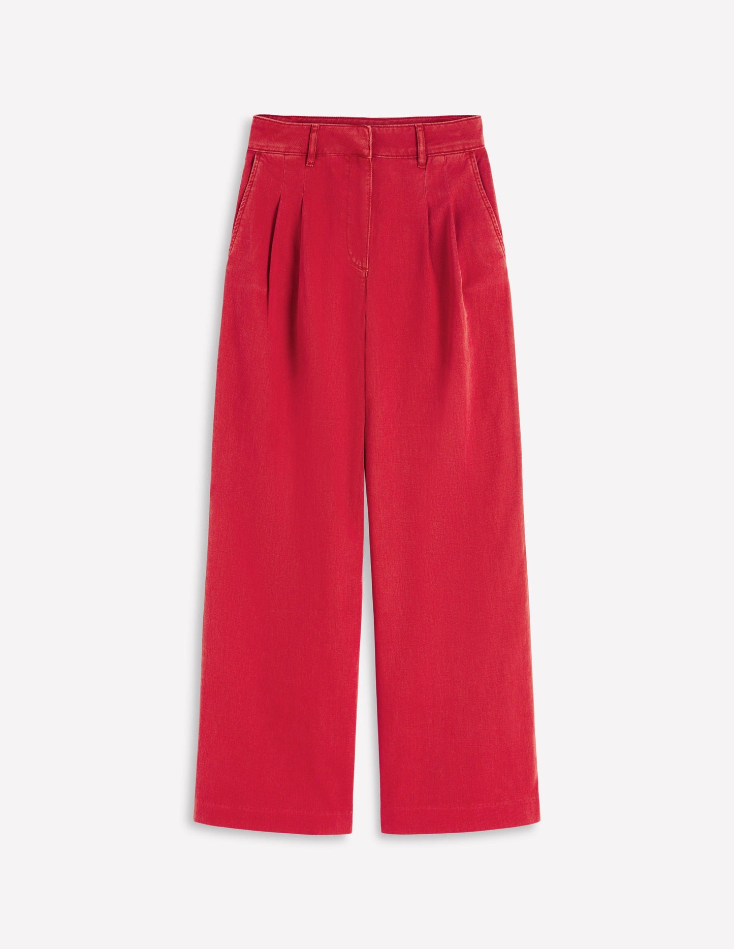 Pantalon large Kensington-Rouge coquelicot