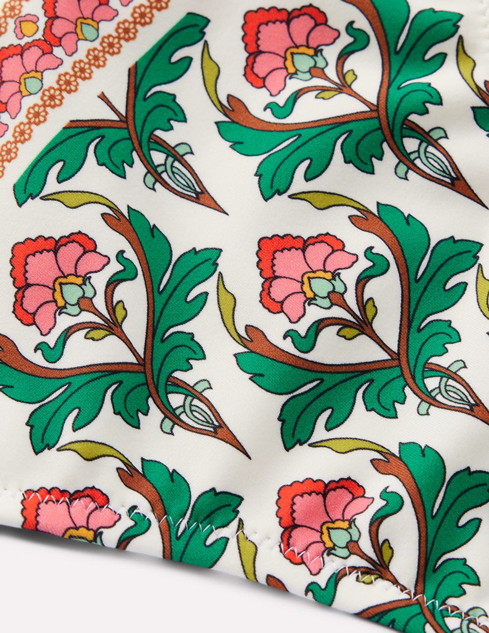 Klassische Bikinihose-Bunt, Zierstempel