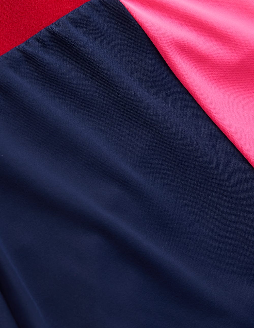 Badeshorts-Marineblau, Blockfarben