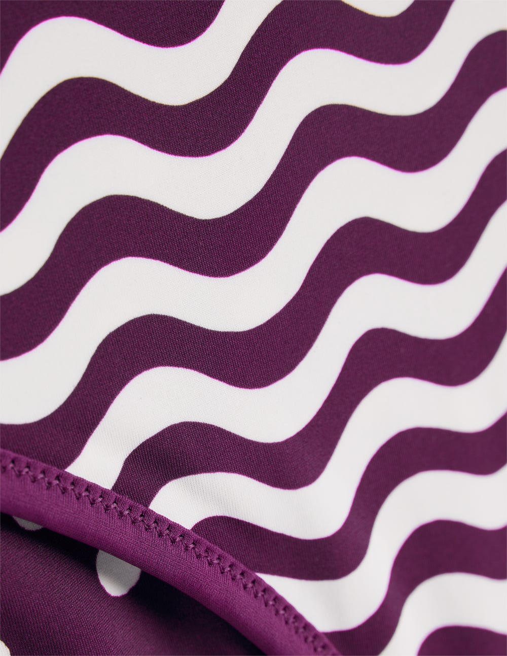 Symi Wendbarer Badeanzug-Schokobeere, Streifen & Punkte