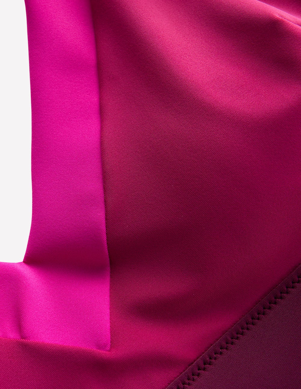 Campania Bikinioberteil mit gekreuzten Rückenträgern-Fuchsia, Schokobeere