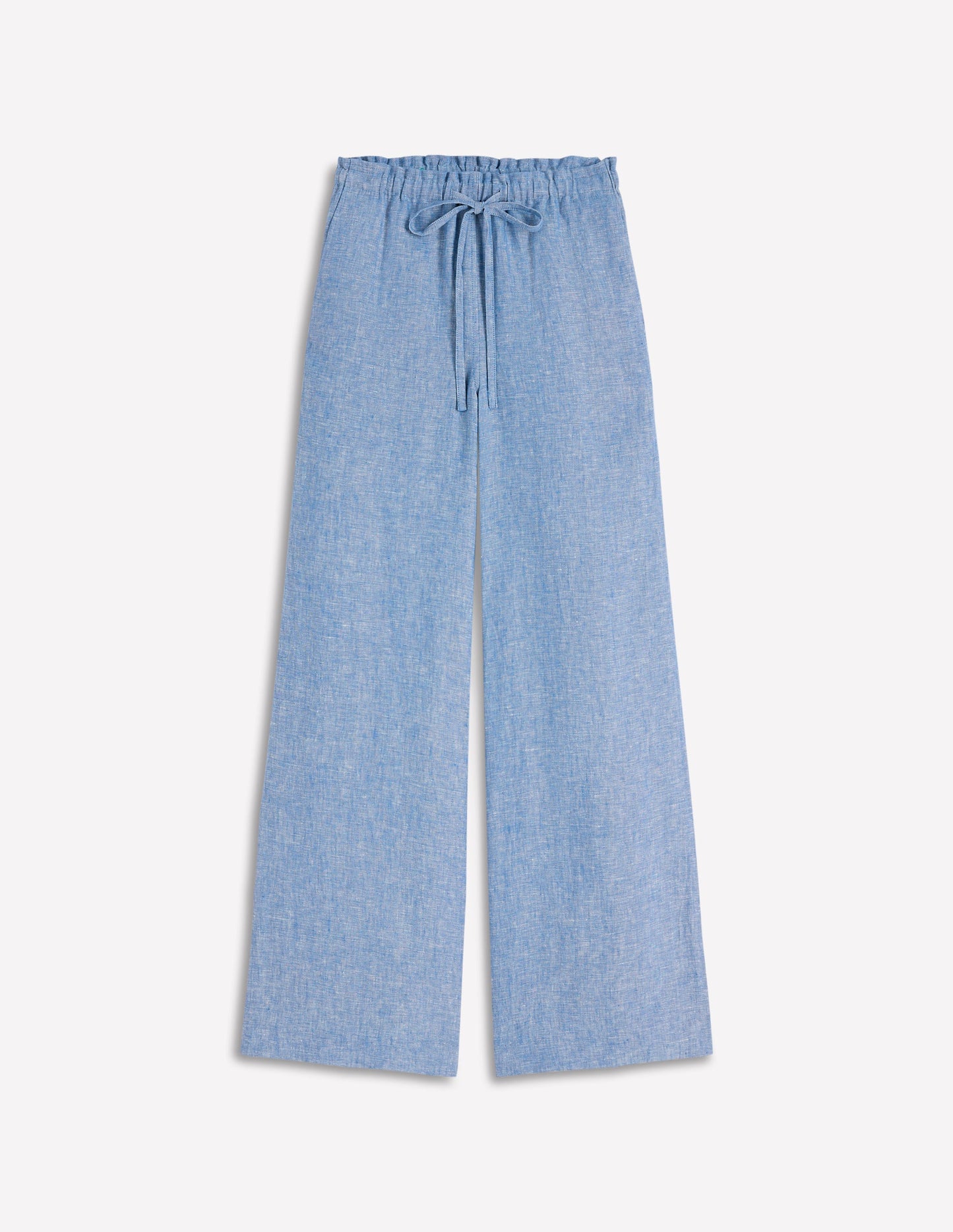 Islington Leinenhose-Blauer Faux Uni