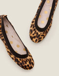 Ballerines souples Hettie-Léopard fauve/noir