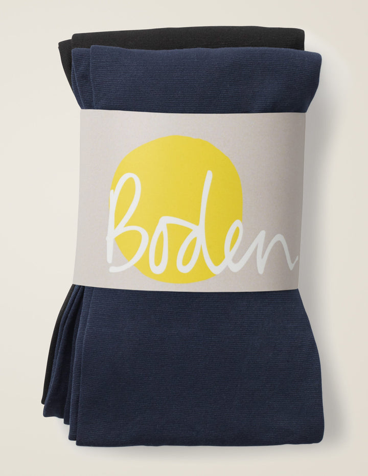 40-den-Strumpfhosen im 2er-Pack-Schwarz/Navy