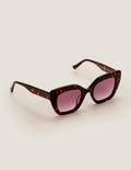 Bordeaux Sonnenbrille-Schildpattmuster