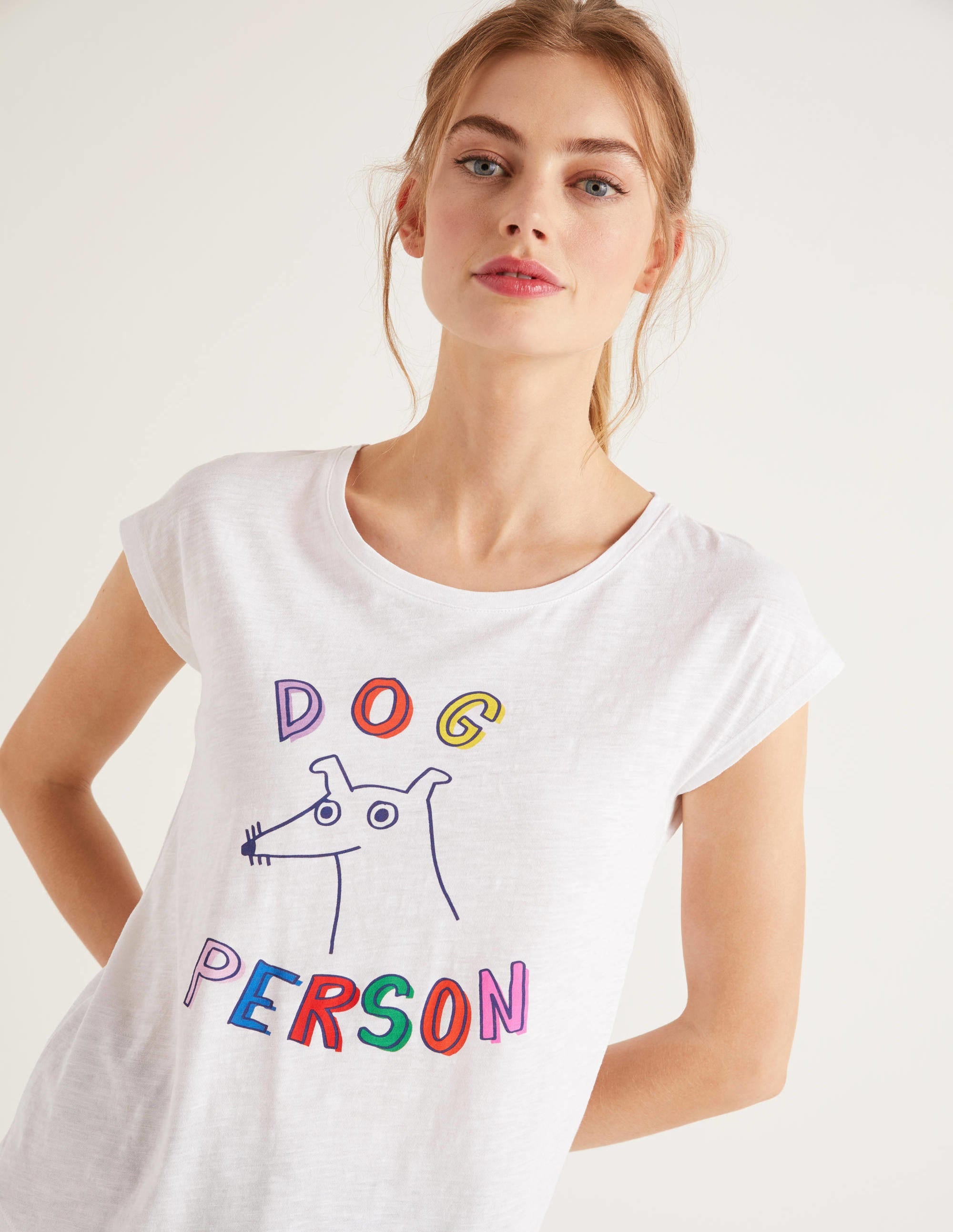 T-shirt Robyn en jersey-Rayé multi pastel - Image 5