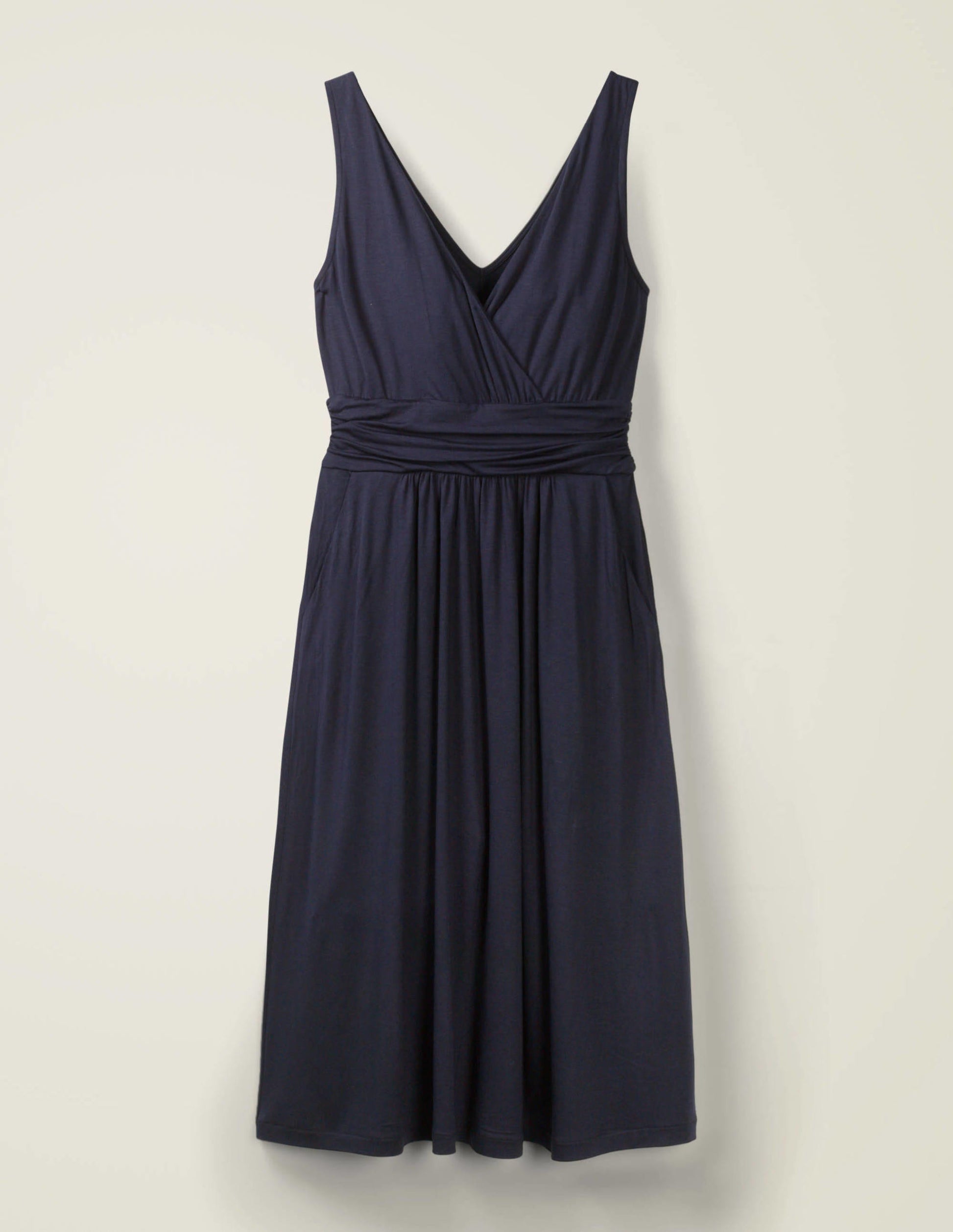 Robe Effie en jersey-Bleu marine-7
