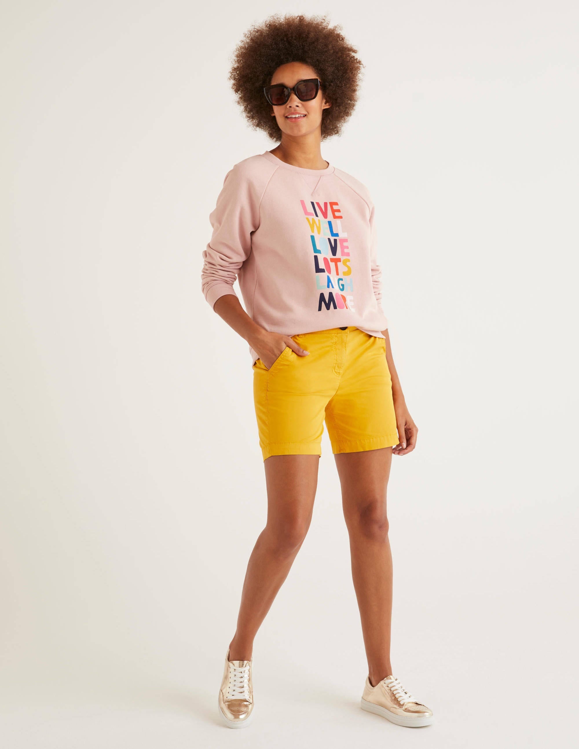 Daisy Chinoshorts-Sonnengelb - Image 4