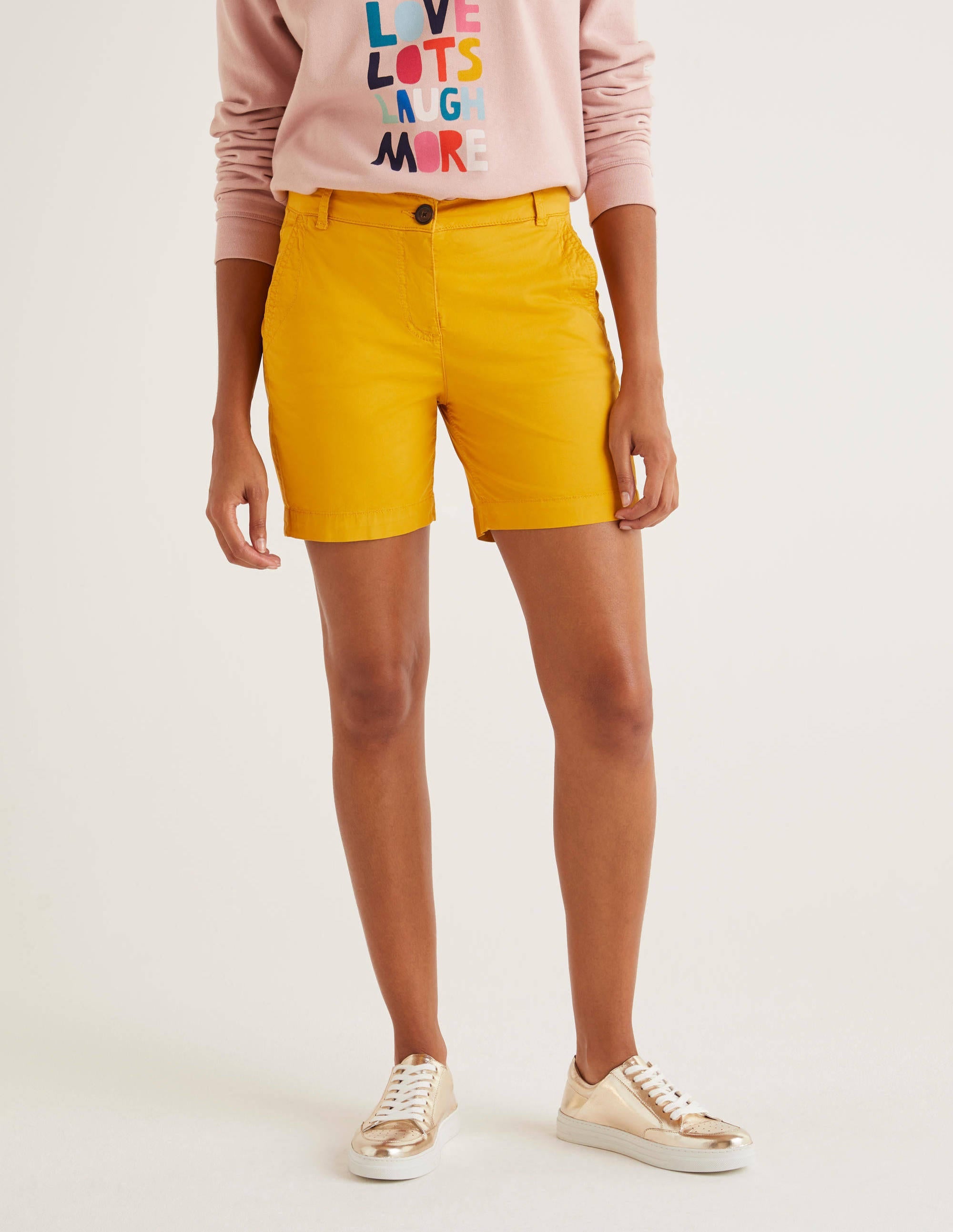 Daisy Chinoshorts-Sonnengelb - Image 3