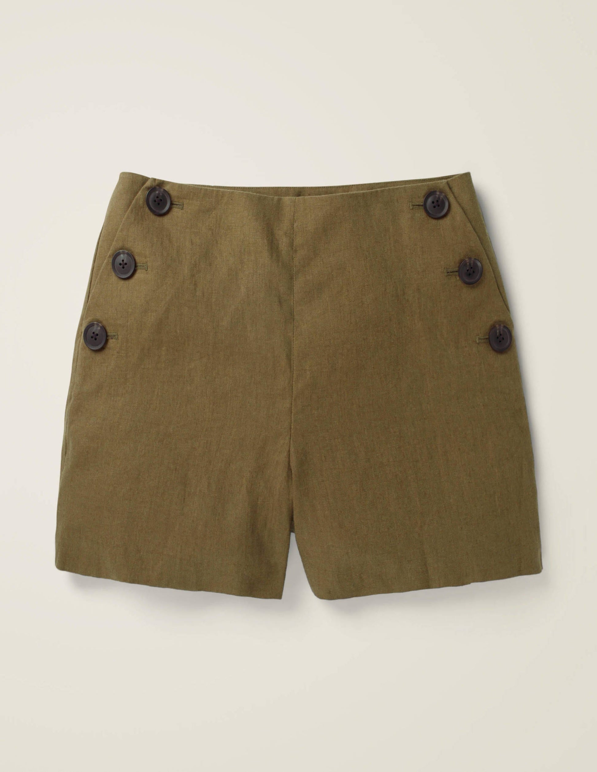 Falmouth Leinenshorts-Klassisches Khaki-7