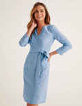 Tunique Kelsey en lin-Chambray