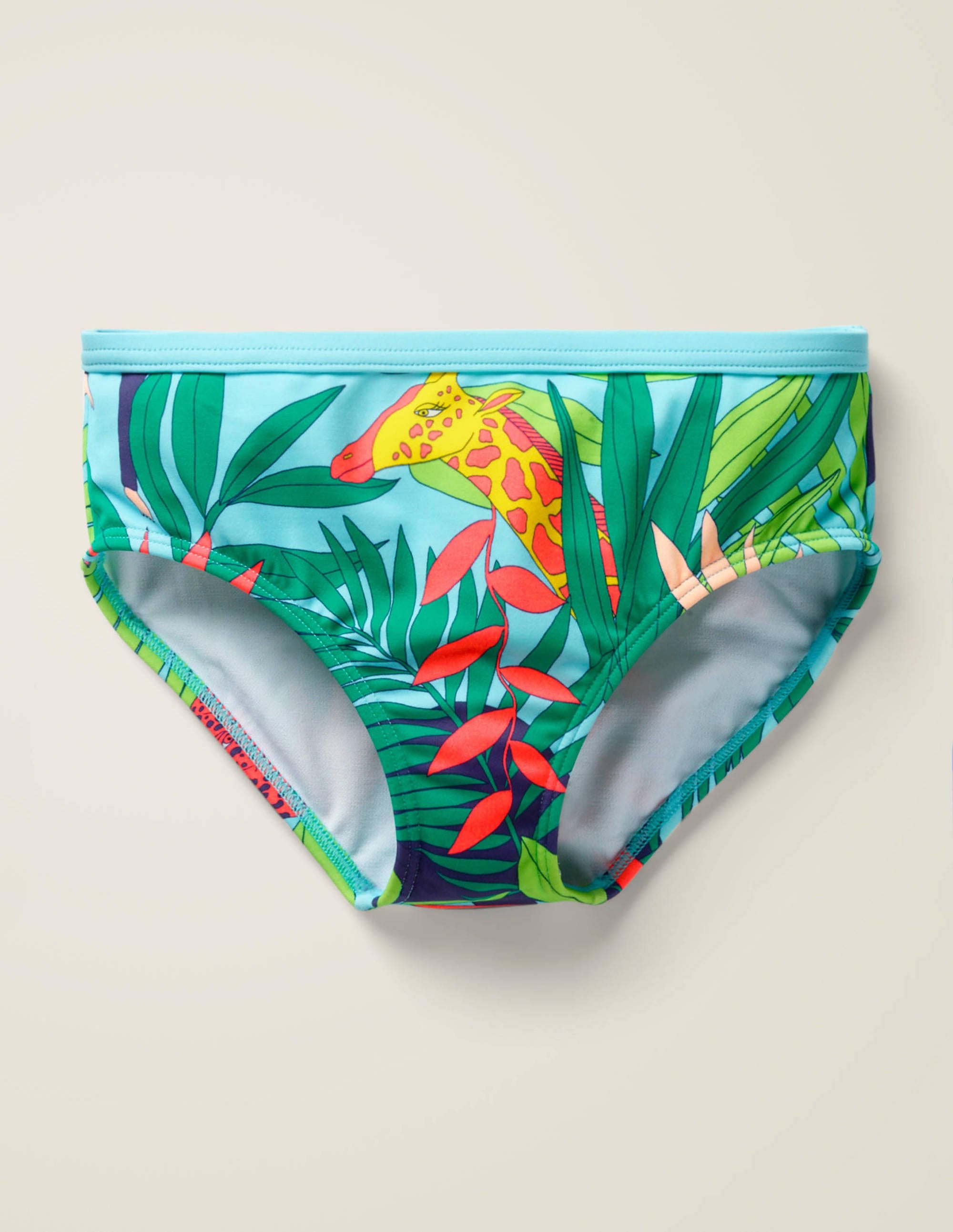 Patterned Bikini Bottoms-Multi Jumbo Jungle - Image 1
