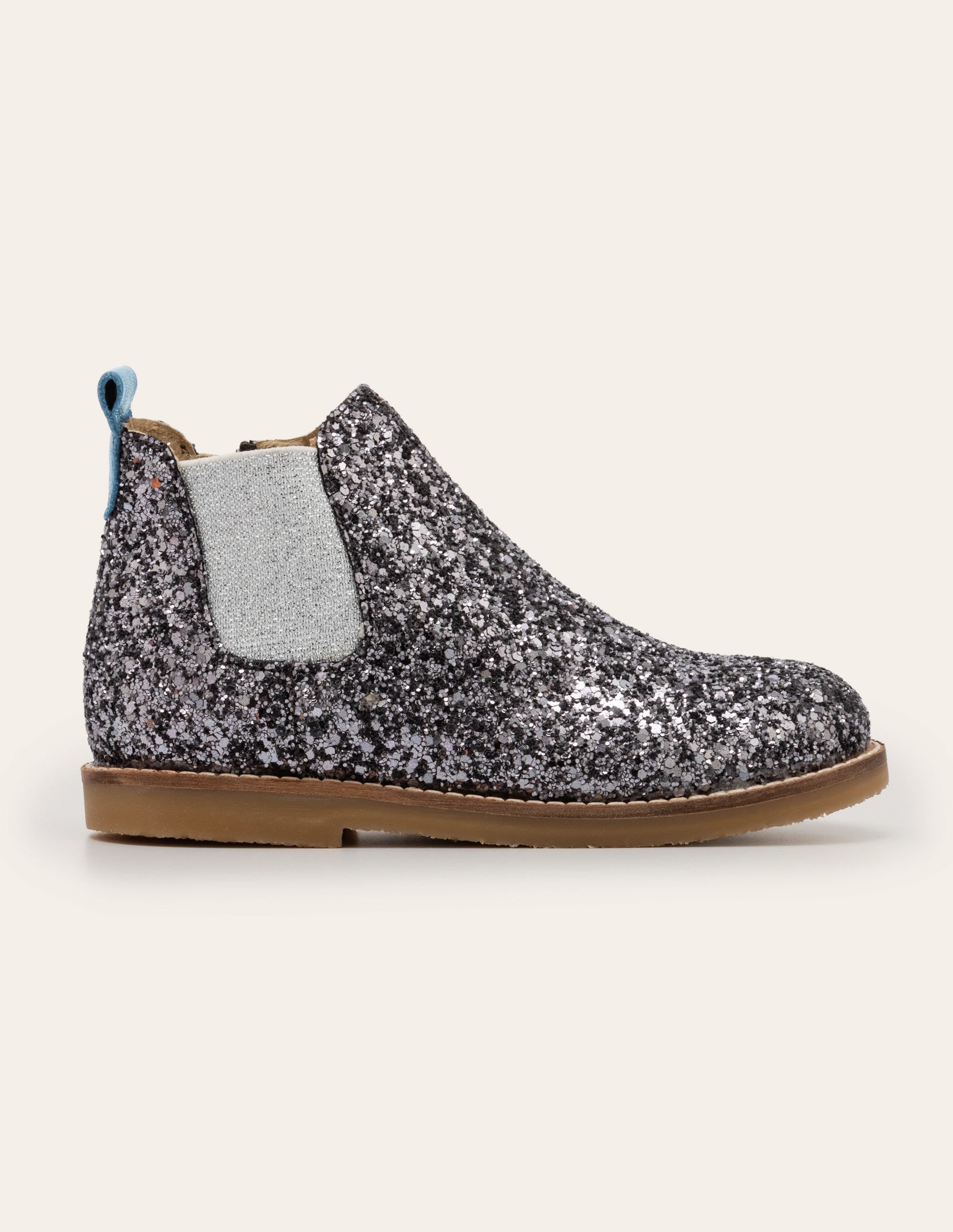 Chelsea-Boots aus Leder-Mystisch/Metallic-Glitzer - Image 3