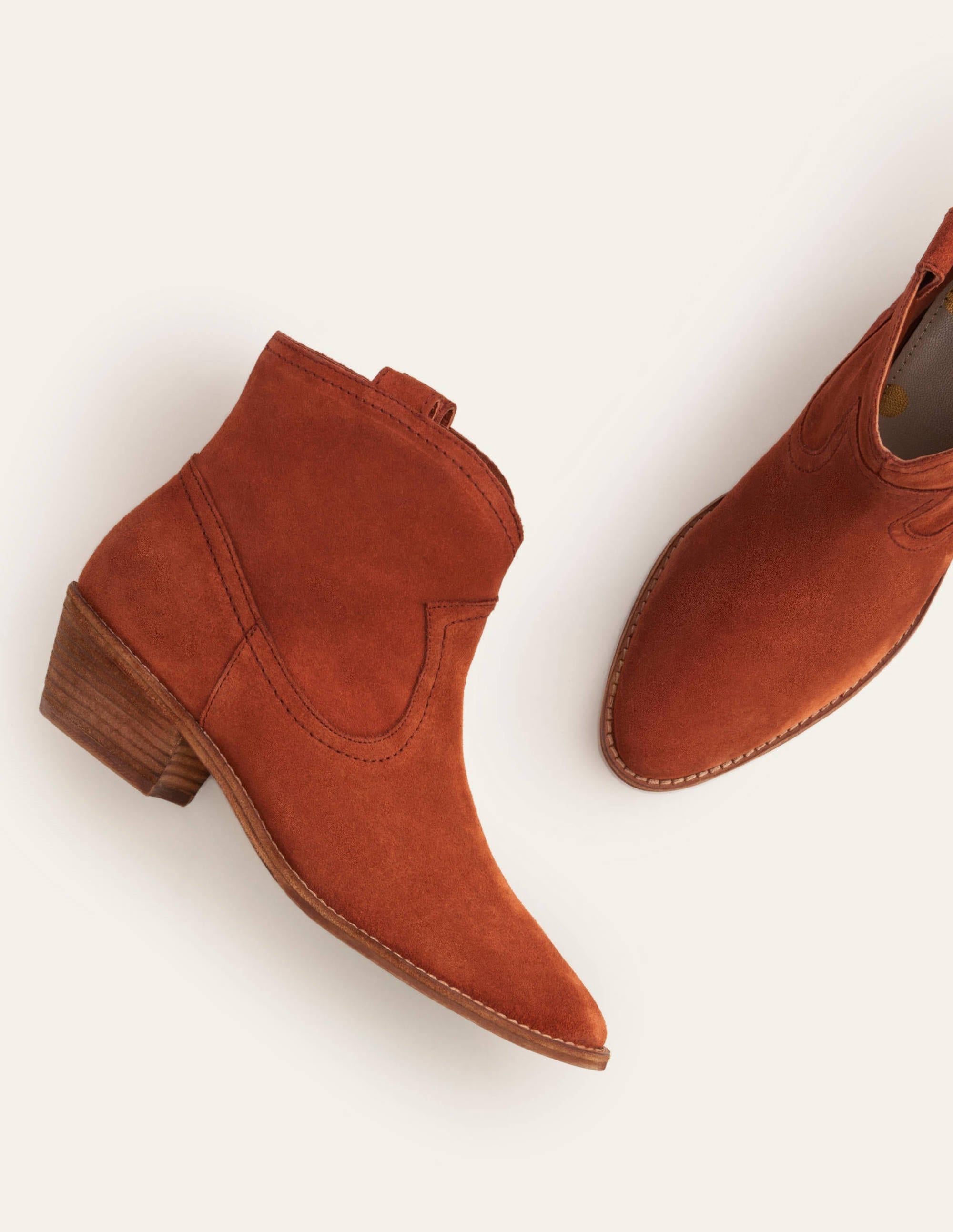 Bottines Allendale-Rouge chêne - Image 1