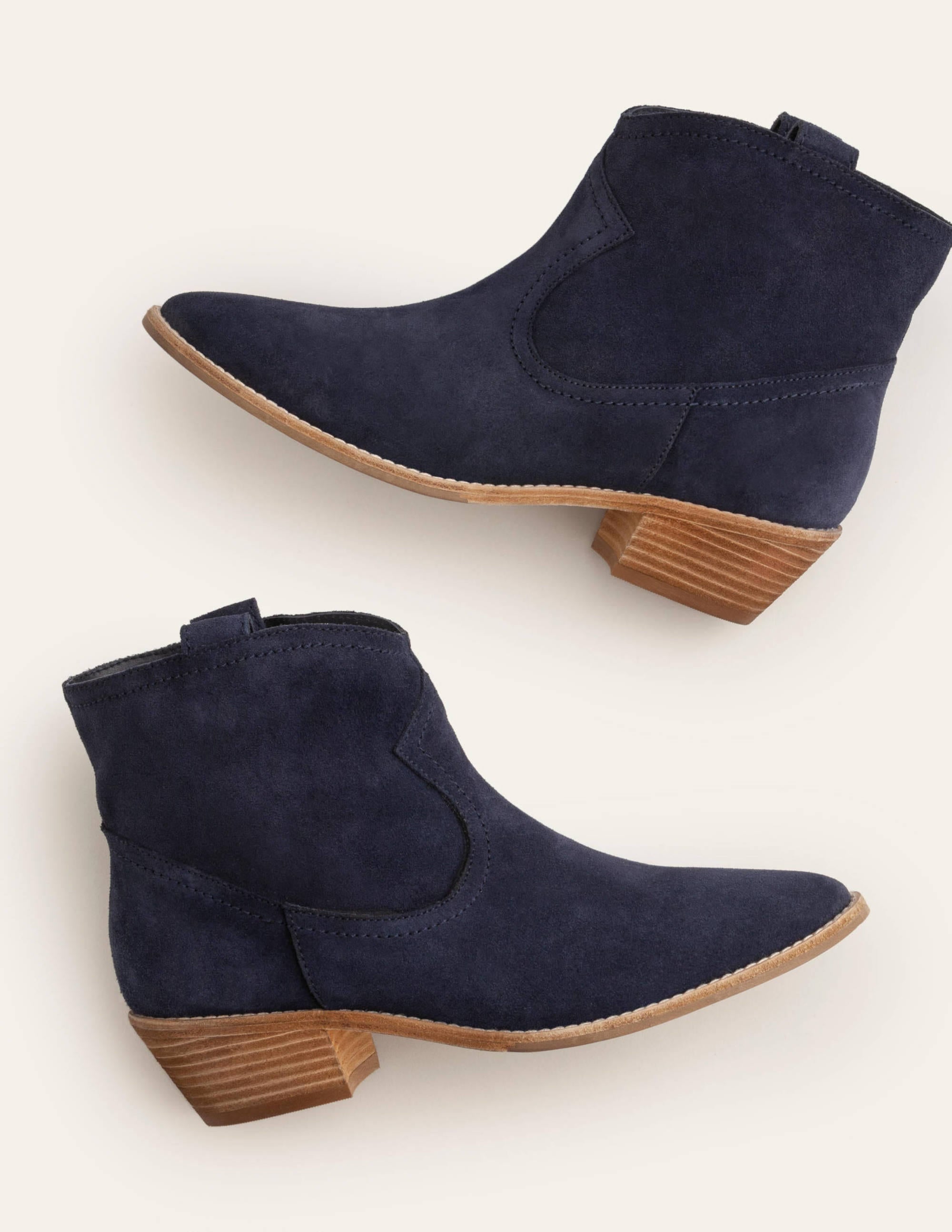 Bottines Allendale-Bleu marine - Image 1