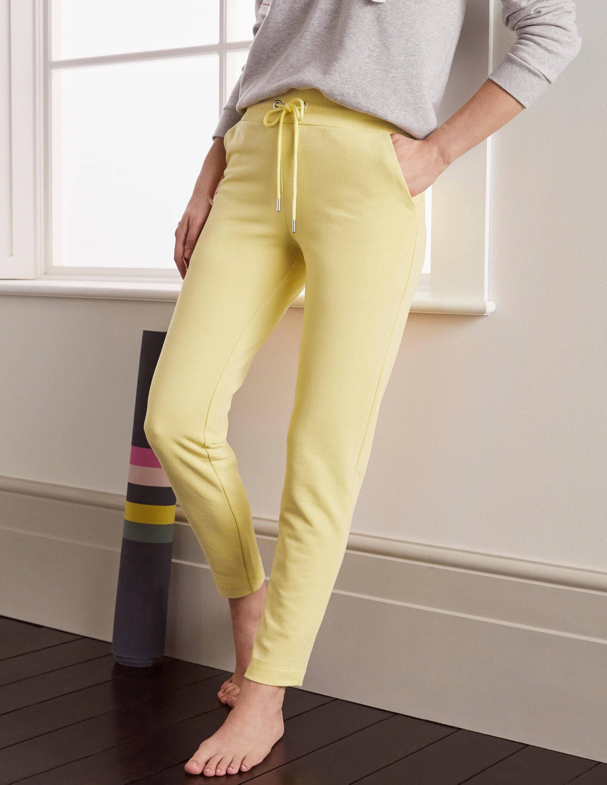 Ava Jersey-Jogginghose-Pastellgelb-4